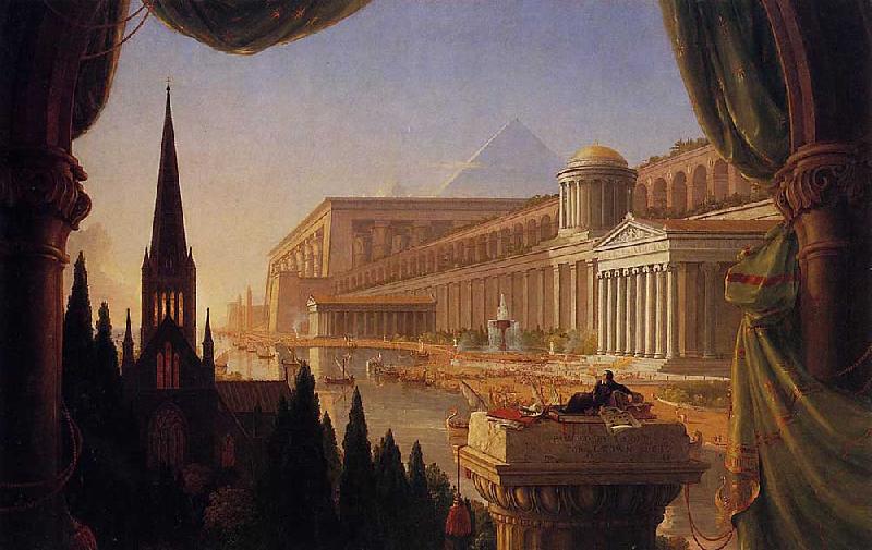 Thomas Cole The Architects Dream oil painting image
